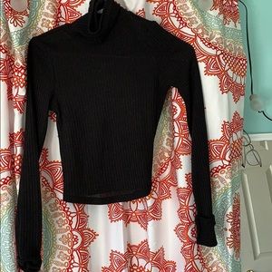 Black turtle neck